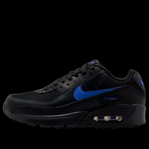 (GS) Nike Air Max 90 'Black Dark Smoke Grey'