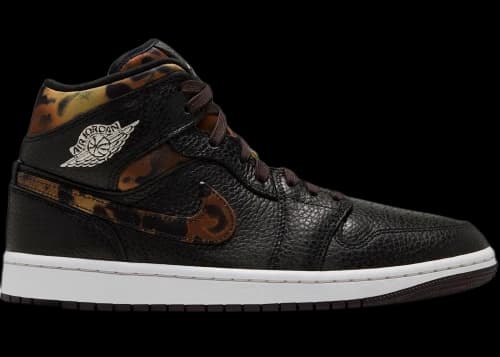 Jordan 1 Mid SE Velvet Brown Leopard (Women's)