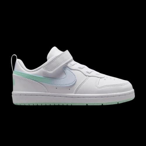 (PS) Nike Court Borough Low 'White Arctic Green Football Grey'