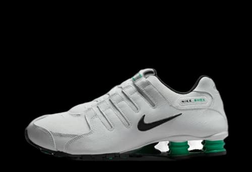 Nike Shox NZ Grey Fog Stadium Green Black