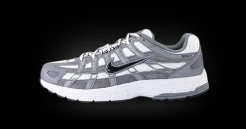 Nike P-6000 White Metallic Cool Grey Black