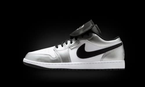 Jordan 1 Low SE Metallic Silver Tiempo