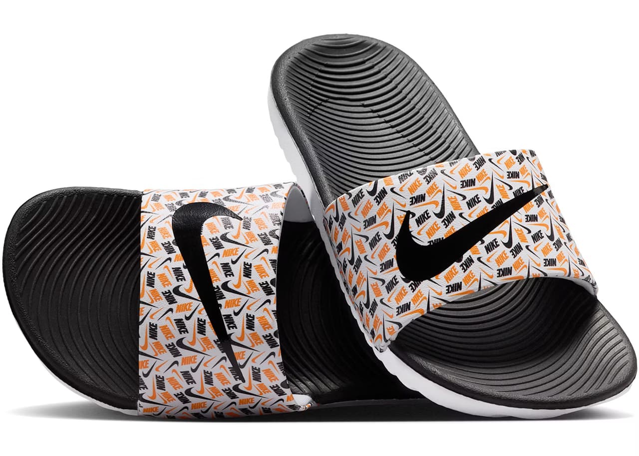 Nike Kawa White Total Orange Black (GS)