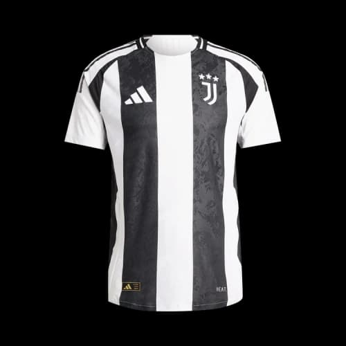 adidas Juventus 24/25 Home Authentic Football Jersey Asia Sizing 'White Black'