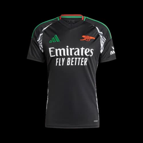adidas Arsenal 24/25 Away Football Jersey Asia Sizing 'Black'