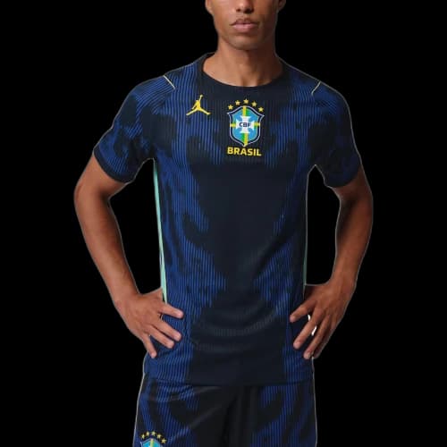 Nike Air Jordan x CBF Brazil Aero-Fit Advance Match Away Jersey Old Royal/Black