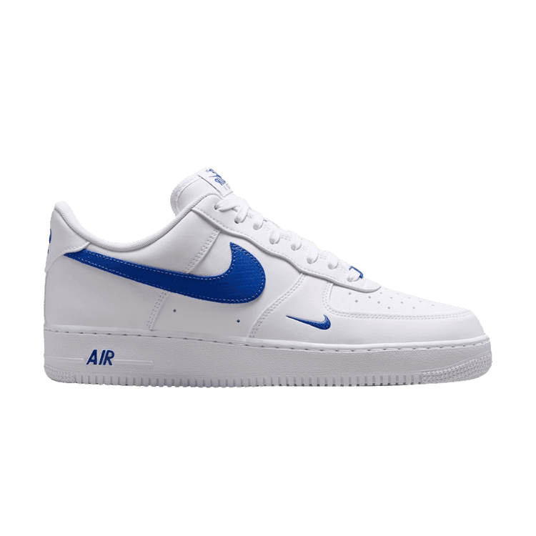 Nike Air Force 1 Low '07 Carbon Fiber Swoosh White Game Royal