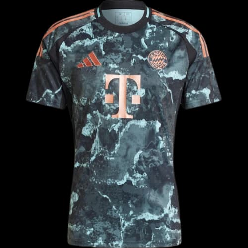 adidas FC Bayern 24/25 Away Football Jersey Asia Sizing 'Black Teal'