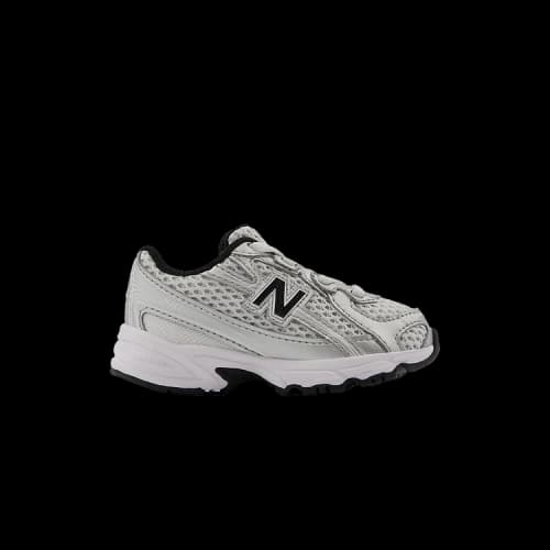 New Balance 740 Bungee Lace Silver Metallic Black (TD)