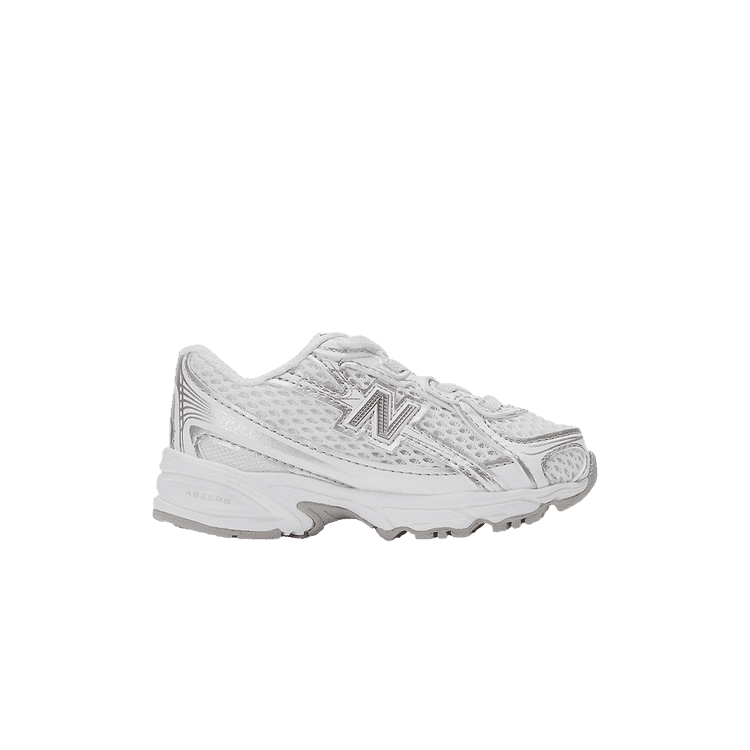 New Balance 740 Bungee Lace White Silver Metallic (TD)