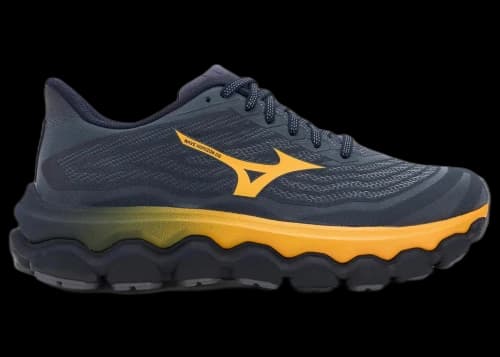 Mizuno Wave Horizon 8 Blue Granite Citrus Baritone Blue