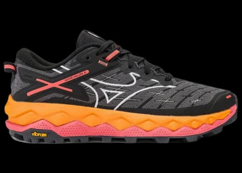 Mizuno Wave Mujin 10 Black White Hot Coral (Women's)