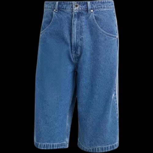 adidas Adicolor Denim Firebird Shorts Medium Blue Denim