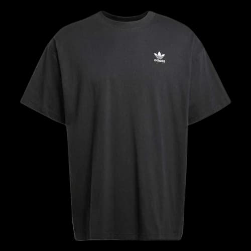 adidas Trefoil Essentials Oversized Tee Black