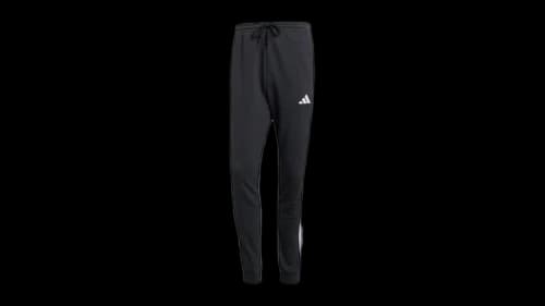 adidas Essential 3-Stripes French Terry Pant Black/White