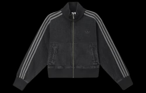 adidas Women's Adicolor Denim Track Top True Black Denim