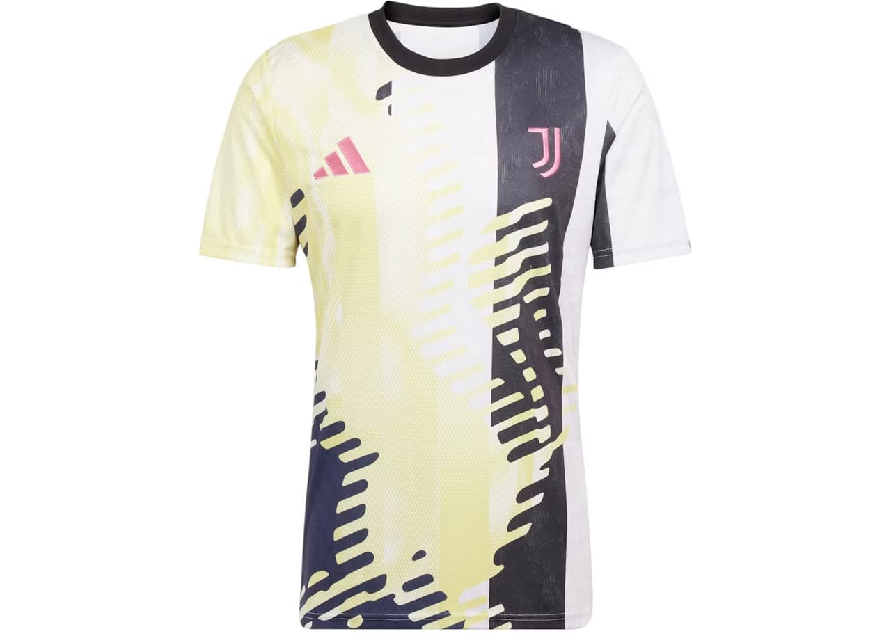 adidas Juventus 24/25 Pre-Match Jersey Pure Sulfur/Black/Legend Ink