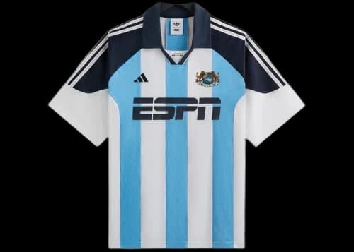 Kith x adidas Football ESPN Jersey White/Blue