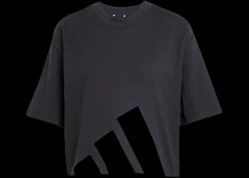 adidas Women's Essentials Big Logo Boyfriend Tee Black/White