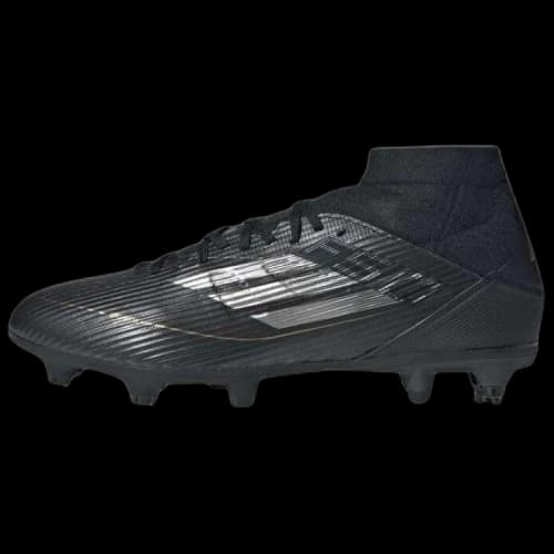 adidas F50 League Mid SG Core Black Iron Metallic Gold Metallic