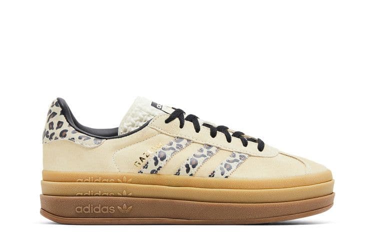 adidas Gazelle Bold Cream Black Leopard (Women's)