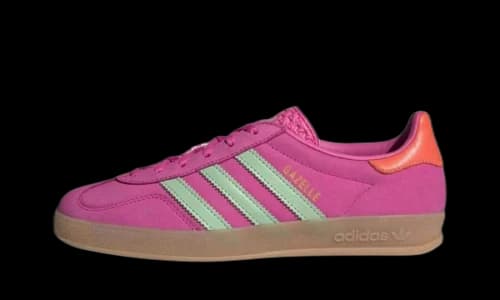 adidas Gazelle Indoor Semi Lucid Fuchsia Semi Green Spark Coral (Women's)