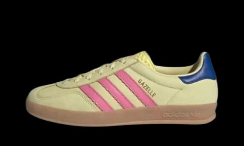 adidas Gazelle Indoor Powder Yellow Lucid Pink Royal (Women's)