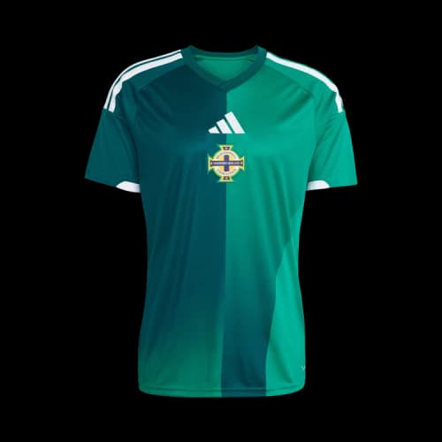 adidas Northern Ireland 2026 Home Jersey Glory Green White