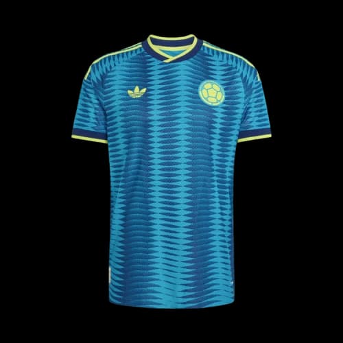 adidas Colombia 26 Away Authentic Jersey Mystery Petrol/Team Navy Blue