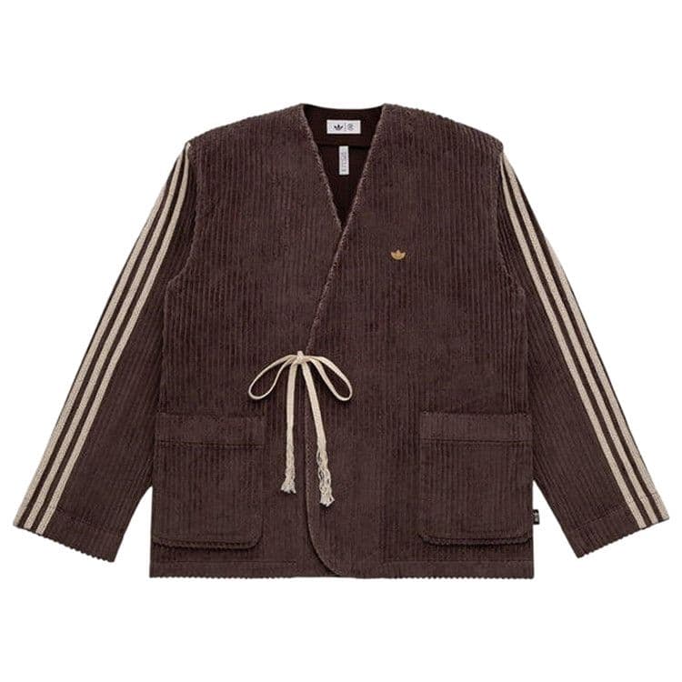 adidas x CLOT Edison Chen Sports Jacket Dark Brown