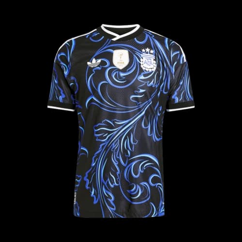 adidas Argentina 26 Away Authentic Jersey 'Black Lucid Blue Blue Burst'