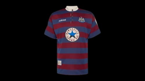 adidas Newcastle United FC 95/96 Away Jersey Noble Indigo/Team Collegiate Burgundy