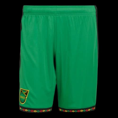 adidas Jamaica 2026 Bob Marley Home Shorts Vivid Green