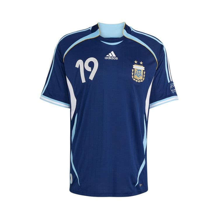 adidas Argentina Away 2006 Messi Jersey Dark Blue