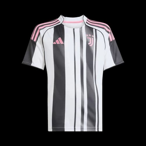 adidas Juventus 25/26 Home Jersey White Black
