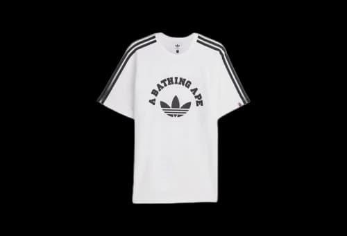 BAPE x adidas Tee White/Black