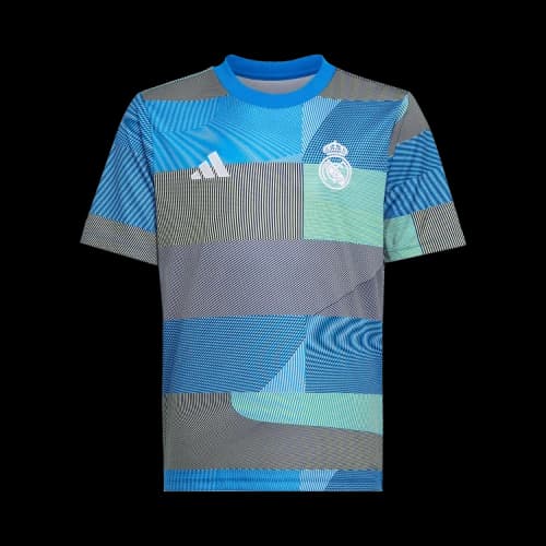 adidas Kids Real Madrid 25/26 Pre-Match Jersey Blue Bird