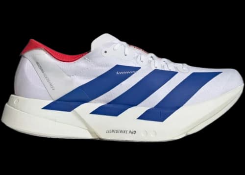 adidas Adizero Adios Pro 4 White Royal Blue Ruby