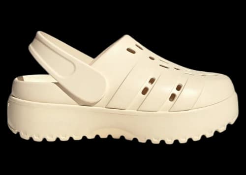 adidas Adilette Platform Clogs Wonder White (Women's)