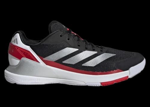 adidas Crazyquick Padel Core Black Silver Metallic Lucid Red