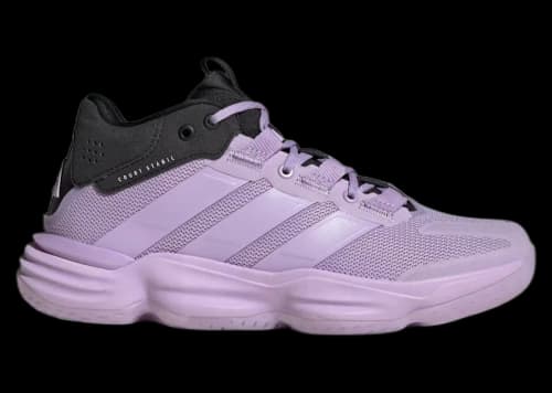 adidas Court Stabil Indoor Powder Plum Black (Women's)