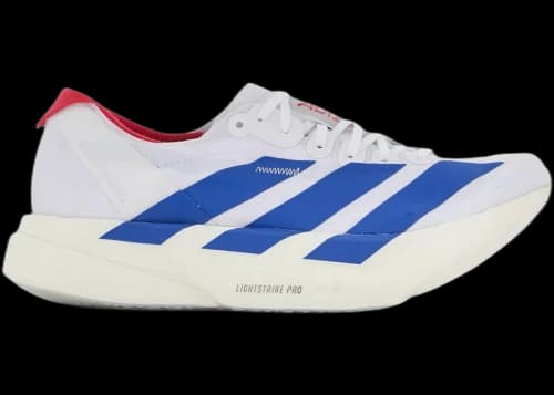 adidas Adizero Adios Pro 4 White Royal Blue Pure Ruby (Women's)
