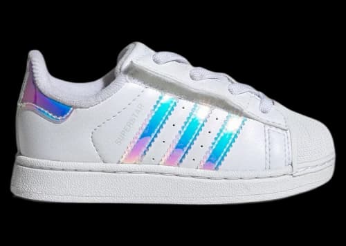 adidas Superstar II Comfort Closure White Iridescent Stripes (TD)