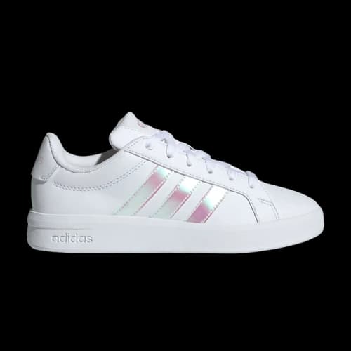 adidas Grand Court 3.0 White Iridescent Almost Pink (GS)