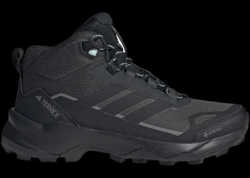 adidas Terrex Skychaser AX5 Mid Gore-Tex Carbon Core Black Semi Flash Aqua (Women's)