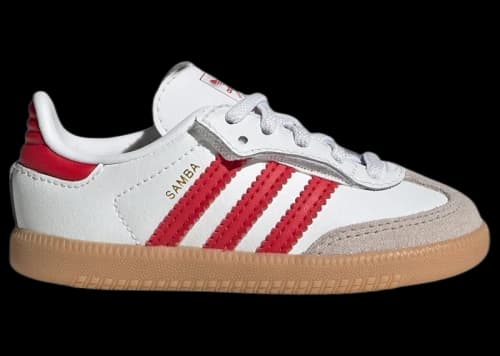 adidas Samba OG Comfort Closure Cloud White Better Scarlet Gum (TD)