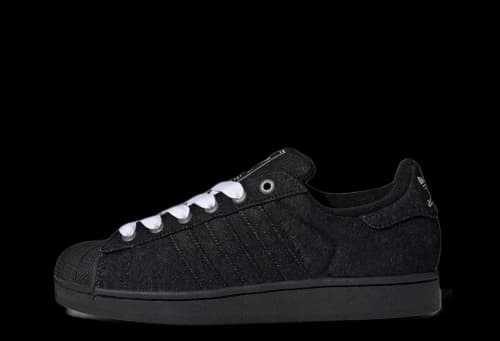 adidas Superstar II Black Denim