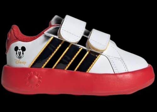 adidas Grand Court Disney Mickey Mouse Cloud White Core Black Bold Gold (TD)
