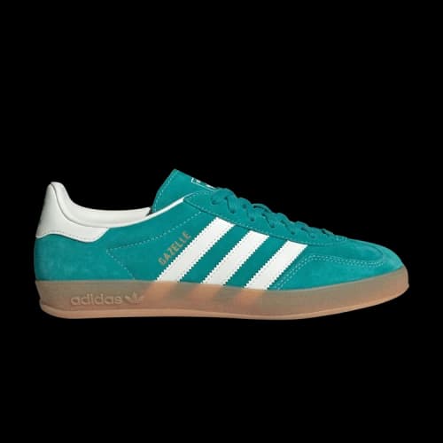adidas Gazelle Indoor Pure Teal Off White Gold Metallic