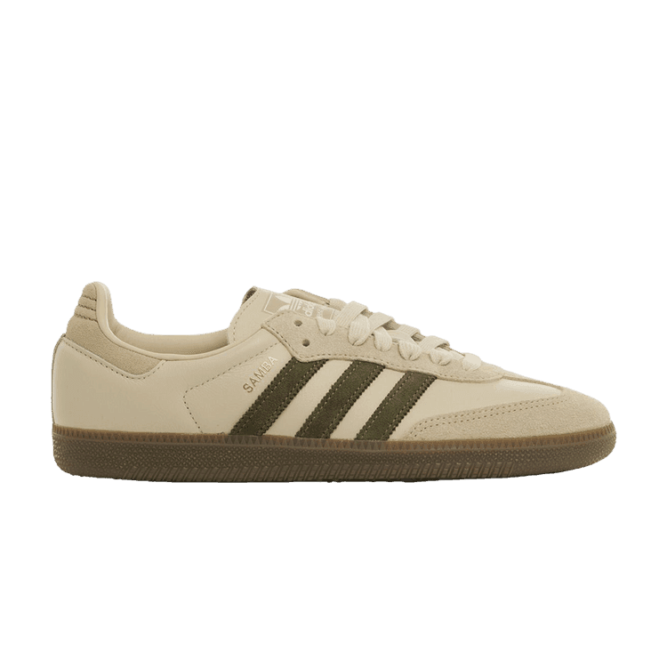 adidas Samba OG Aluminum Dark Khaki
